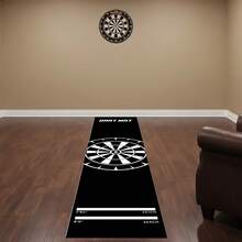 102.36" X 15.75" Professional Dart Mat, Made Of Rubber Polyester Material, With 2 Distance Markers, Minimalist Design, Suitable For Indoor Practice, Bars And Home Use, Universal For Darts Enthusiasts, Durable Target, Applicable To Various Throwing Techniques - Multicolor - View 5