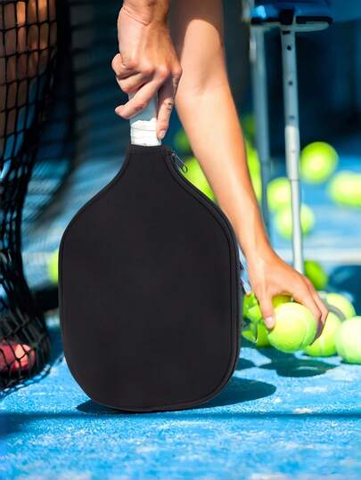 1pc Pickleball Racket Cover - Neoprene Sleeve Suitable For Rackets - Pickleball Accessories And Gifts - Protective Cover With Foam Padding To Pickleball Racket