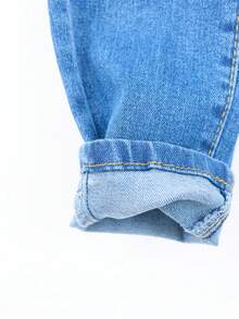 Women's Skinny Jeans With Modern Design And Button Closure: Slimming And Body Shaping Effect - Light Blue H2VA37 - View 9