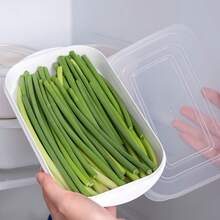 1 hộp/5 hộp đựng thực phẩm đông lạnh có nắp đậy, hộp nhựa đựng thịt, rau củ, trái cây, hộp đựng thực phẩm có nắp mỏng, có thể tái sử dụng cho tủ lạnh và nhà bếp. - Nhiều màu - Xem 7