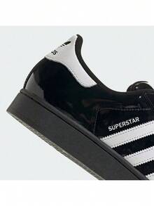Adidas Originals男鞋女鞋2026全新Superstar II經典貝殼頭低筒板鞋休閒鞋JR7313 - 黑色 - 查看 8