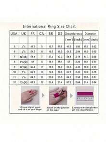 1pc Vintage Carved Flower Decor Women's Ring For Party, Festival, Casual Wear, Daily Wear Jewelry Valentines,Mom,Mother,Mother's Day,Gift TEDH CDNU - Bạc - Xem 4