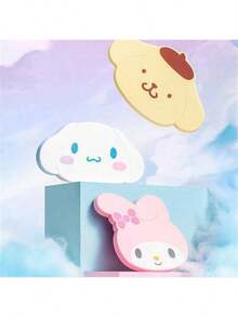 SANRIO 1/Piece Merlot Cinnamon Roll Pudding Dog Image Ice Cube Mold, With Pink Rabbit Ear Design And Seven Compartments Of Three-Dimensional Small Mold Cavity, Suitable For Making Creative Beverage Ice Cubes, Adding Fun Visual Effects To Summer Cold Drinks - Multicolor - View 9