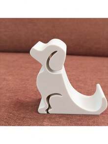 Dog-Shaped Phone Stand, Creative Cute Design, Suitable For Desktop Universal Phone Placement, Gift Shopper's Choice, Fun Home Decor, Durable Material - A - View 4