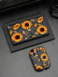 Accesorios de la consola de juegos Switch2 (2025), Funda protectora con estampado de flores margaritas, compatible con Switch2/Switch NS/Switch OLED/Lite, compatible con accesorios de consola de juegos Switch/Switch 2, juego completo, bolsa de almacenamiento, funda protectora Switch, mejor regalo compatible con jugadores de Switch - Multicolor - Ver 17