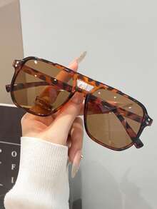 Bộ 2 chiếc kính mắt nam cổ điển, phong cách retro, thích hợp để đeo hàng ngày, đi nghỉ hè, v.v. - Nhiều màu - Xem 9