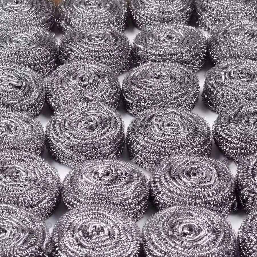 10/20pcs Heavy Duty Stainless Steel Scouring Pads With High Zinc Iron Core - Multi-Purpose Scouring Pads Suitable For Pots, Pans, Bowls, Stoves And Ovens - Anti-Rust Steel Wool Scrubber For Kitchen And Bathroom Use