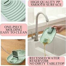 Multi-Function Kitchen Storage Rack, Pot Lid Holder, Spoon Rack, Drawer Organizer, Drip-Proof Design - Multicolor - View 3