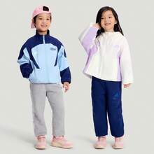 Adidas PLAYFLOW EL K 魔术贴网眼休闲运动鞋 - 淺粉色 - 查看 8