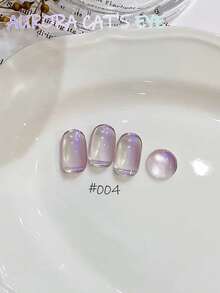 Miss Leia 1-6 Esmalte de uñas en gel de bola de cristal de ojo de gato de 15 ml para primavera/verano, esmalte de uñas de ojo de gato blanco porcelana de cristal claro a la luz de la luna, base transparente de gel de color, adecuado para principiantes, curado UV/LED, semi-permanente, adecuado para salones, DIY, fiestas de vacaciones, regalos para damas, suministros de arte de uñas - Multicolor - Ver 18