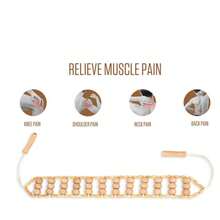 Con lăn massage bằng gỗ, dụng cụ massage trị liệu bằng gỗ hình vỏ cam, con lăn massage lưng thủ công giúp giảm đau lưng và chân. - Nhiều màu - Xem 9