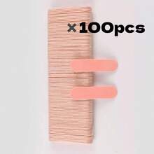 10/50/100/200pcs/Pack Disposable Pink Mini Nail Files - Double-Sided Sandpaper Files, Suitable For Manicure And Pedicure - Pink - View 8