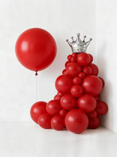 36、18、12、10、5英寸红色气球可用于制作花环或拱门。不同数量的气球适用于生日派对、性别揭晓派对、红色主题派对、新娘送礼会、婚礼、毕业典礼、春季郊游和其他派对装饰。
