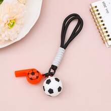 Chaveiro de Futebol, Acessório de Lembrança, Pequeno Presente, Adequado para Presentes de Festa de Futebol, Recompensas de Eventos Esportivos, Chaveiro de Coleção de Fãs de Esportes - Multicolorido - Visão 3