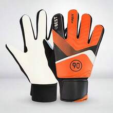 1 Pair Professional Soccer Goalkeeper Gloves, Non-Slip Finger Protection, Essential For Match And Training, Anti-Slip & Durable, Palm Cushion, Suitable For Youth, Adjustable Wrist - Multicolor - View 15