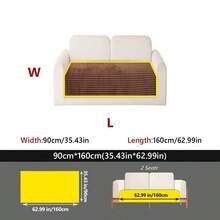 1PC Modern Minimalist Flannel Straight Stripe Sofa Cushion, Pet-Friendly 1-4 Seater Modular Sofa Protector, Suitable For Living Room, Bedroom, Study Decor, Machine-Washable Sofa Slipcover. - Multicolor - View 33