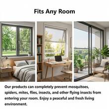 Summer Mosquito-Proof Window Screen, Replaceable DIY Window Screen, Easy And Quick To Install, Fiberglass Window Screen Kit,Mosquito And Insect Repellent, Suitable For Resting And Office Spaces - A - View 11