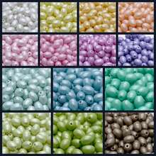 Hạt cườm thủy tinh ngọc trai 2*3mm, hạt nhỏ, thích hợp để tự làm rèm hạt, vòng cổ, vòng tay, nhẫn, tạo nên những món trang sức thanh lịch. - 2*3 hạt gạo ánh ngọc trai, 14 màu - Xem 14