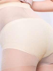 3双装女士超薄丝袜，夏季 - 杏色 - 查看 7