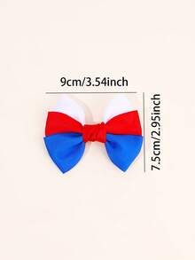 2 chiếc kẹp tóc nơ trang trí ngày Quốc khánh 4 tháng 7 và Ngày Độc lập, nơ trắng đỏ xanh dương, nơ trang trí Ngày Tưởng niệm, kẹp tóc Ngày Quốc kỳ Mỹ, phụ kiện tóc dễ thương cho bé gái và thanh thiếu niên, quà tặng cho tiệc tùng, kỳ nghỉ, trường học, mùa hè. - Nhiều màu - Xem 6