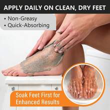 SUMIFANG 120毫升茶树足部磨砂膏，温和去角质，修复干裂的脚后跟，清新香气，去除死皮和老茧，滋养疲惫的双脚，消除异味，舒缓瘙痒，深层清洁。 - Rose - 查看 3