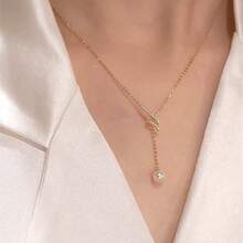 方兴珍珠流苏项链 女士S925纯银小巧设计 气质高端百搭女士锁骨链 - 珍珠流蘇項鍊 - 查看 4