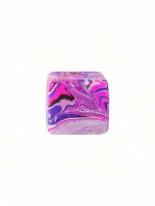 1PC New Nee Doh Nice Cube Swirl Easter Squishy Toys – Needoh Squishy Marbled Ice Cube Mochi Stress Relief Fidget Toy, Ideal Easter, Birthday & Christmas Gift For Collection & Relaxation - 彩色 - 查看 3