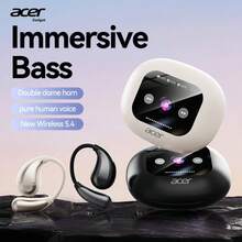 Acer 宏碁 OHR549 挂机式无线蓝牙耳机，全新触控充电盒，20 小时待机，零漏音通话降噪，5.4 芯片稳定低功耗，兼容笔记本电脑和手机 - 查看 6