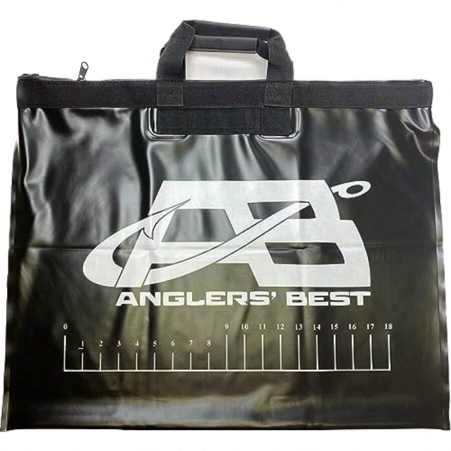 Bolsa de pescado Angler's Best Tournament - Equipo de pesca duradero y a prueba de fugas bolsa de pesca con revestimiento de PVC resistente a pinchazos 24 x 20 pulgadas con asas de nailon fuertes y - como en la imagen - Ver 1