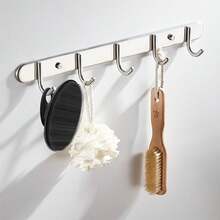 Soft Silicone Handheld Shower Brush, Gentle Exfoliating And Massaging For All Skin Types (Black) - Solid Color - View 7