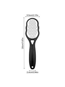 1pc Professional Stainless Steel Foot File/Callus Remover,Professional Foot Brush & Callus Remover,Dead Skin Remover,Splash-Proof Design,Coarse & Fine Grinding Surfaces,For Home Pedicure & Manicure,Foot Massager,Spa Accessories,Foot Care Tools. - Multicolor - View 8