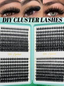 Hàng mới về! Bộ 544 sợi mi giả cỡ lớn, chất lượng cao, tự làm mi nối, mi giả dạng chùm, mi giả đơn tinh tế, cong hình chữ D, độ dày 10-16mm và dày dặn. (Từ khóa: Mi giả dạng chùm, mi giả đơn, mi giả) - C - Xem 11