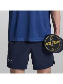 Quần short unisex Under Armour, mẫu mới mùa hè 2026, thích hợp cho tập luyện, chạy bộ, thể dục, thể thao, thoáng khí, mã sản phẩm 22500209-001 - màu đen - Xem 3
