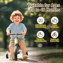 Kids Tricycles5-In-1 Toddler Bike Balance Bike And Ride-On Tricycle For 18 Months To 4 Years Outdoor And Indoor Gift Bike For 1-3 Year Old Birthday Present Toy For Boys And Girls WhiteKids Tricycles - White - View 2
