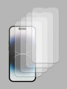 4 sztuki hartowanego szkła ochronnego na ekran do 'a 14 Pro Max/14 Pro/14 Plus/16 Pro/16 Pro Max/16 Plus/15 Pro/15 Plus/13 Pro Max/13/12/11/17/17 Air/17 Pro/17 Pro Max/17e, dwuwarstwowa konstrukcja, twardość 9H, rozdzielczość 99,99%, kompatybilne z etui na telefon, idealne jako prezent urodzinowy z zabezpieczeniem przed zarysowaniami dla rodziny i przyjaciół - Przezroczysty - Zobacz 18