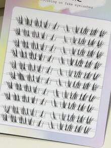 100 sợi mi giả cong hình râu mèo, dày dặn, làm thủ công, tạo cảm giác như được cấy ghép tự nhiên, rối nhẹ. - B - Xem 7