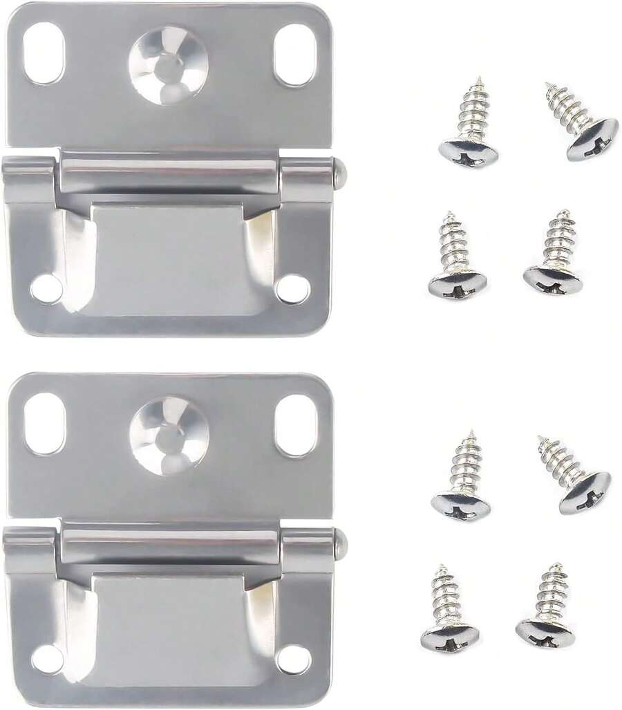 Cooler Hinge Replacement Coleman Cooler Hinges 5253 6262 6270 5250 5286b For Coleman Ice Chest Coolers Hinges - 2 Pack - Silver - View 1