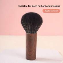 BAOSHIMAN Soft Fluffy Nail Dust Brush, Short Handle Standable Manicure Brush, Multifunctional For Nail Art & Makeup Cleaning - Multicolor - View 10