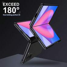 Ốp điện thoại siêu mỏng mạ điện, ốp điện thoại trong suốt, thiết kế tối giản, phù hợp với Galaxy ZFold3/Fold4/Fold5/Fold6/Fold7/Flip3/Flip4/Flip5/Flip6/ - Nhiều màu - Xem 5