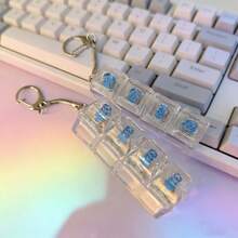 1个成人减压手指键盘玩具 - 按压式减压玩具，独特的办公礼物 - 彩色 - 查看 5