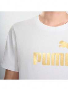 Áo thun thể thao Puma Unisex, mẫu mới ra mắt mùa xuân 2026, áo thun cổ tròn tay ngắn thoải mái, thoáng khí, thích hợp cho cặp đôi 68931273 - trắng - Xem 7