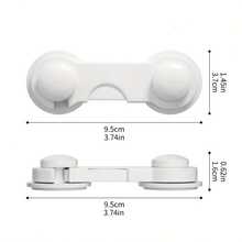 10 cerraduras de para bebés - Cerraduras de multifuncionales para gabinetes, habitaciones y cajones (protección anti-pellizco) - Multicolor - Ver 5