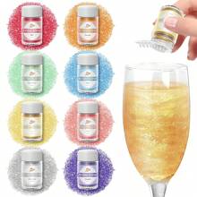 Metal Glitter Suitable For Nail Art Decoration And Cake Decoration - Glitter Suitable For Frosting And Candy - Multicolor - View 1