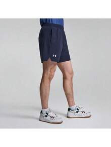Quần short unisex Under Armour, mẫu mới mùa hè 2026, thích hợp cho tập luyện, chạy bộ, thể dục, thể thao, thoáng khí, mã sản phẩm 22500209-001 - màu đen - Xem 2
