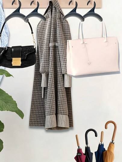 Schwere Taschenhänger Rack, Kunststoff Kleiderschrank Wandhalterung Haken Organizer für Handtaschen, Gürtel, Schals, Hüte