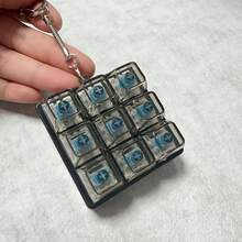 Mainan Gantungan Kunci Ujung Jari Multi-Tombol - Simulator Keyboard Portabel, Meredakan Kecemasan & Meningkatkan Fokus, Gadget Meja Kantor Senyap, Hadiah Penghilang Stres untuk Orang Dewasa - MultiWarna - View 6
