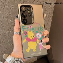 Miniso 名创优品迪士尼小熊维尼手机壳，适用于三星S26 Ultra/S26 Edge/S26 Plus/S26/S25 Ultra/S25 Plus/S25/S25FE/S25Edge/S24 Ultra/S24 Plus/S24/S24FE/S23FE/S23 Ultra/S23 Plus/S23/S22 Ultra/S22 Plus/S22/A15/A16/A17/A35/A36/A54/A55/A56/ 圣诞礼物，送给女朋友 - 黑色 - 查看 7