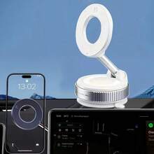 MagSafe Car Phone Holder, Center Console Suction Cup Navigation Mount, 360° Rotatable And Foldable - A - Xem 4