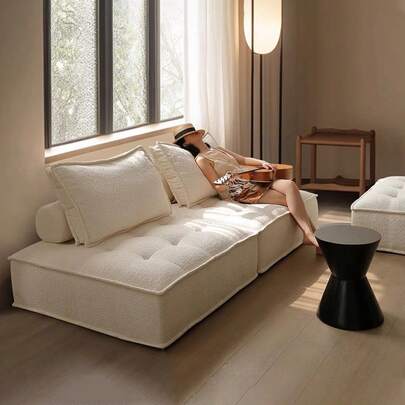 Samt Sofa, freie Kombination, Schlafzimmer Wohnzimmer faule Sofa, Freizeit Stuhl, weiche Lounge Stuhl, Schlafsofa