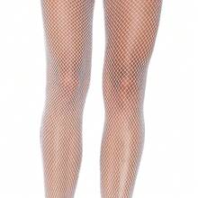 Leg Avenue Womens Glitter Fishnet Tights - trắng - Xem 3